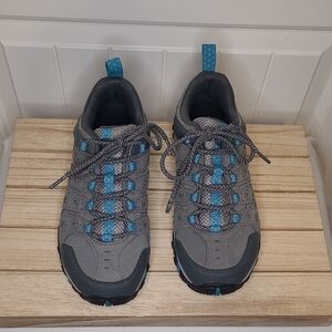 Merrell Gray and Blue Athletic Sneakers